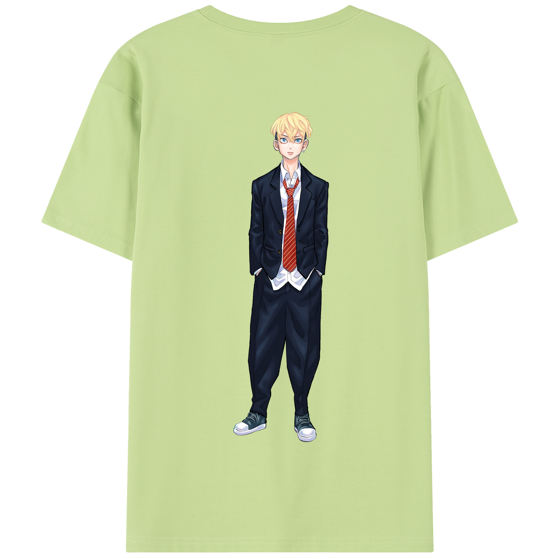 （画像用） 東京リベンジャーズ Tokyo Revengers 綿100％半袖Tシャツ（背面プリント）